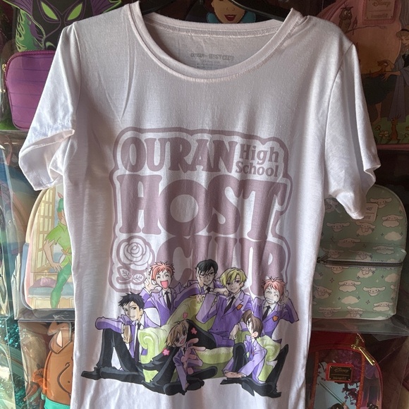 Hot Topic Ouran High School Host Club T-Shirt Juniors Large Tee - Picture 1 of 12